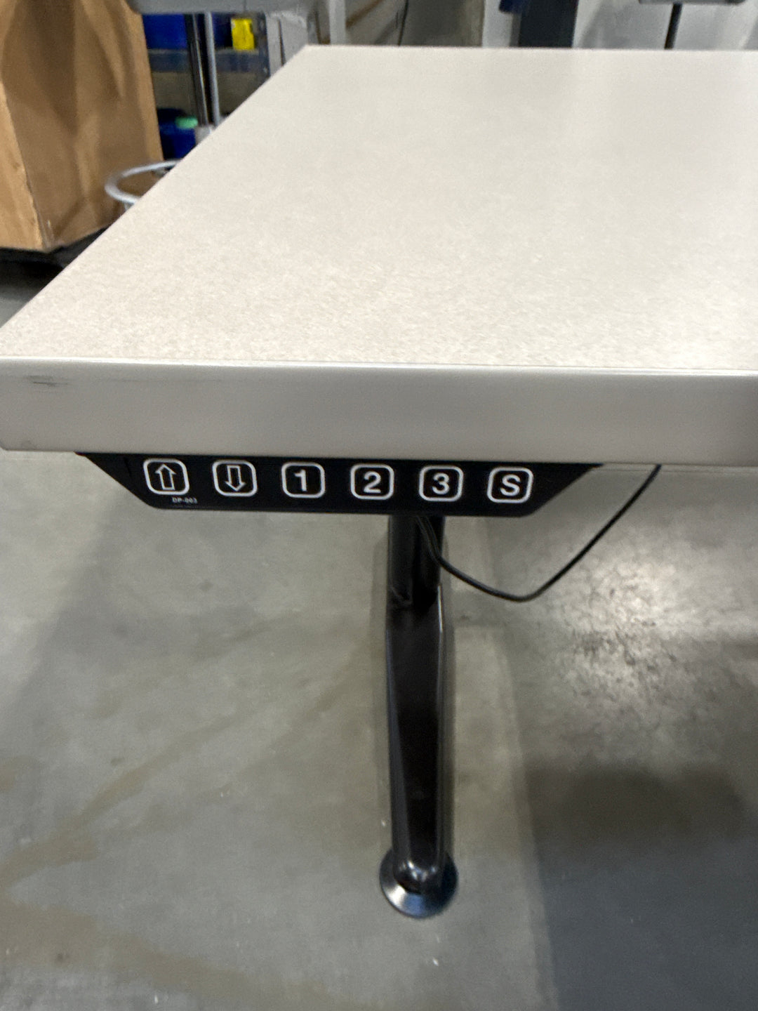 6' Bow Tie Electronic Sit Stand Desk