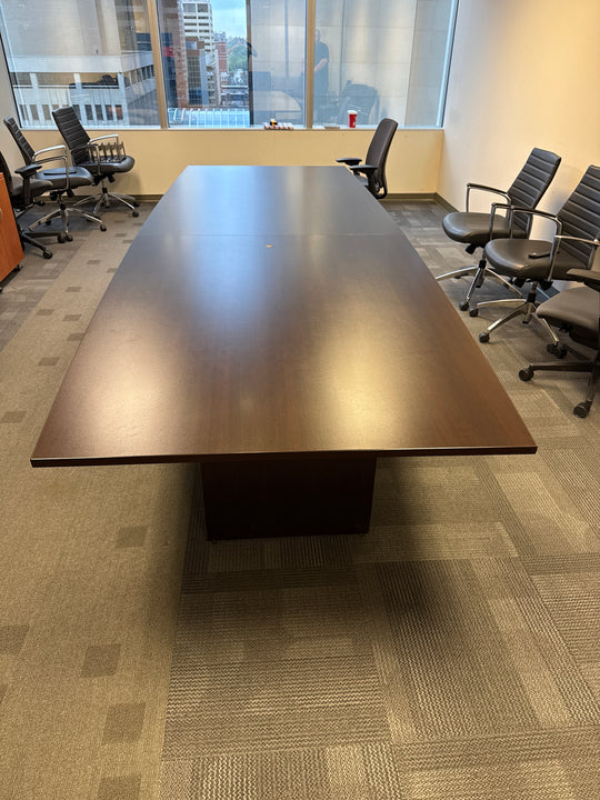 12' Boatshape Boardroom Table