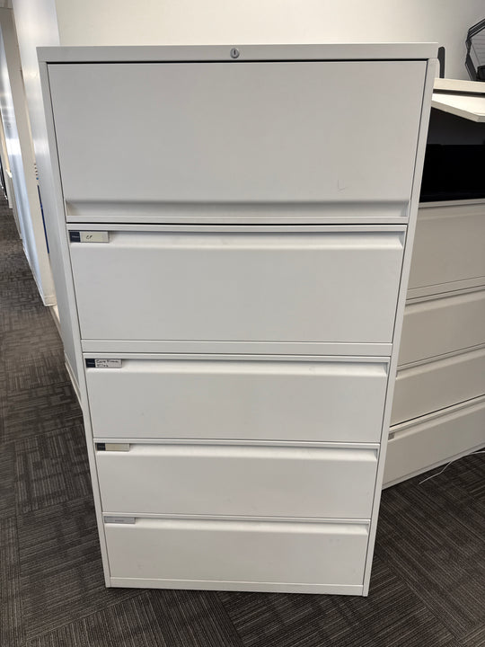 Teknion Metal 5-High Lateral File Cabinet