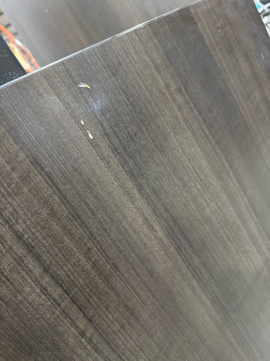 L-Shape Desk w/BF Ped (Scratches on Surface)