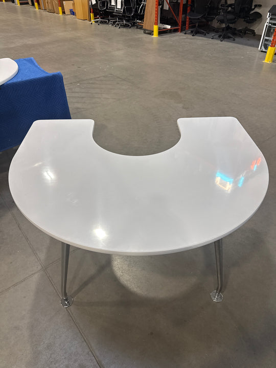 Half Moon Whiteboard Table (Large)