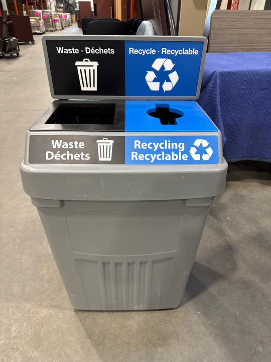 Plastic Waste And Recycle Bin