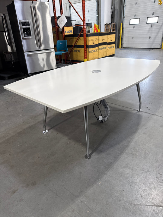 6.5’ Boatshape Boardroom Table
