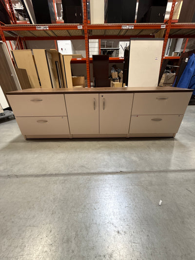 2-Door 4-Drawer Credenza