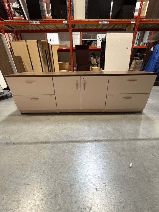 2-Door 4-Drawer Credenza