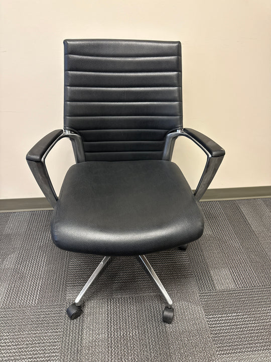 Global Leather Meeting Chair