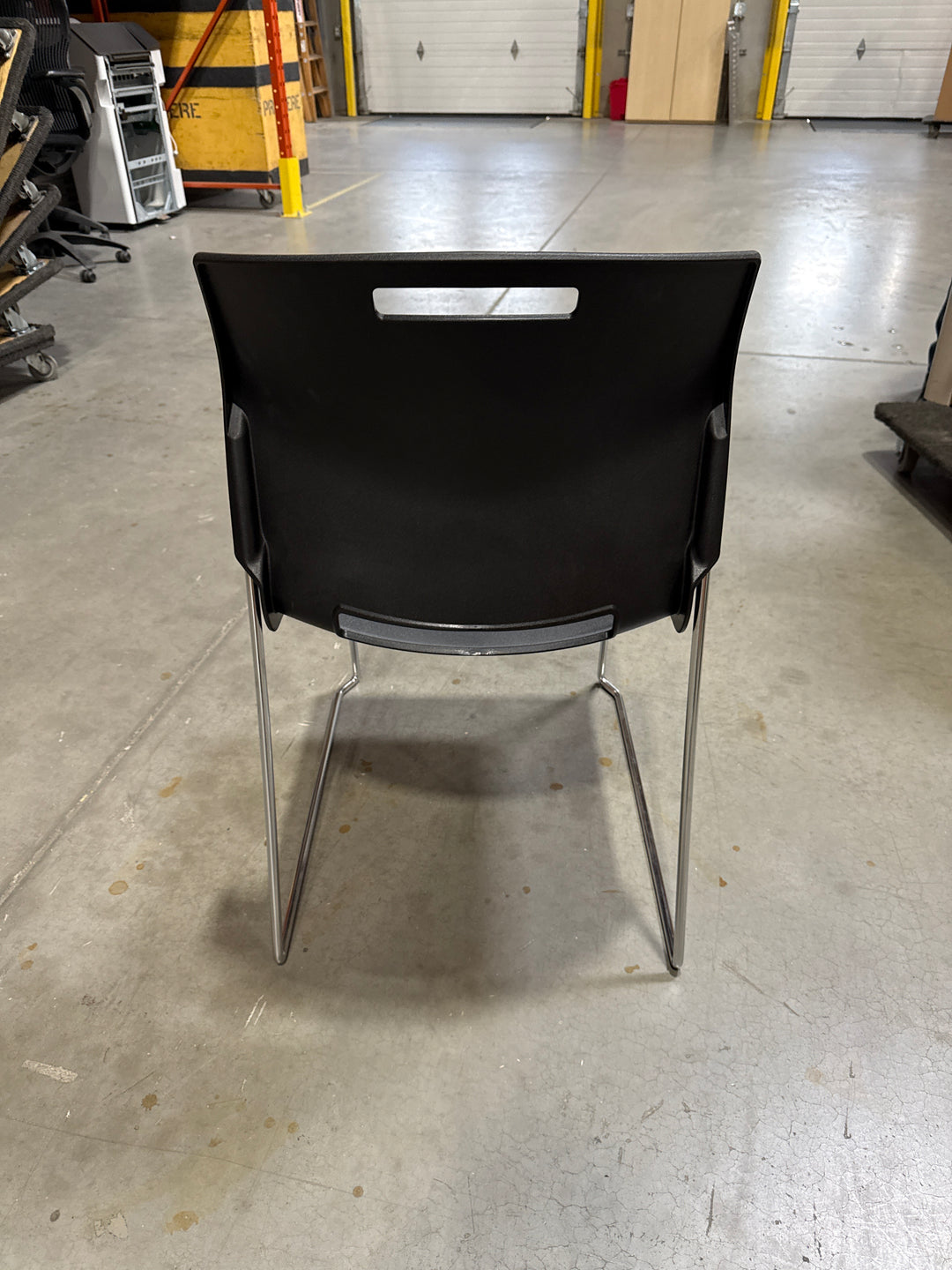 Plastic Stacking Sled Base Chair
