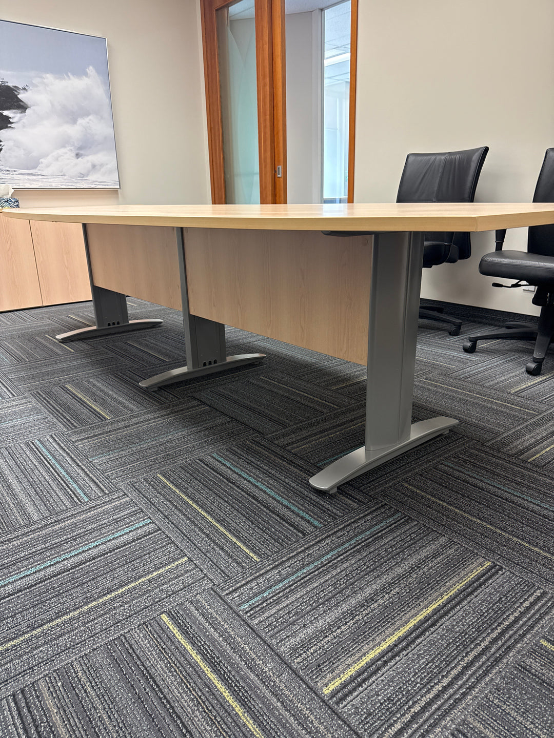10' Boatshape Boardroom Table