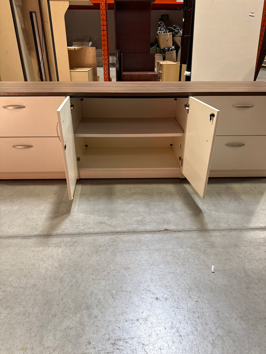 2-Door 4-Drawer Credenza