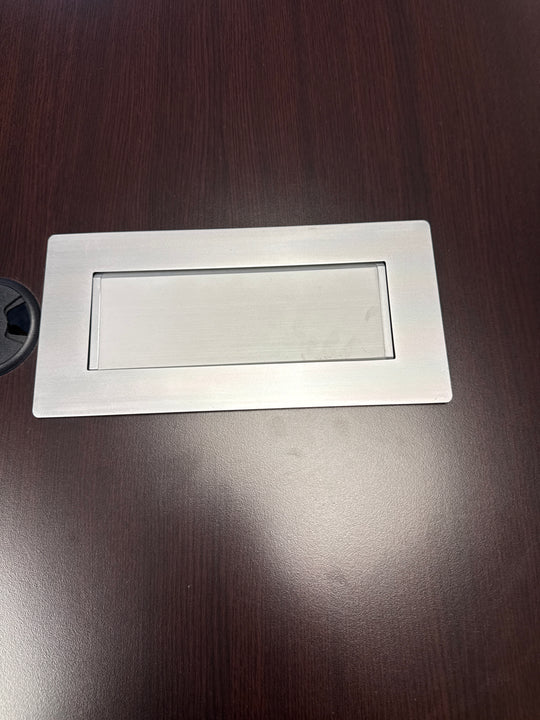 10' Boatshape Boardroom Table w/Electrical