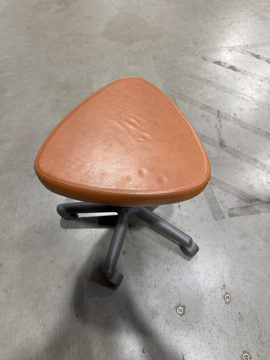 Teknion Leather Stool