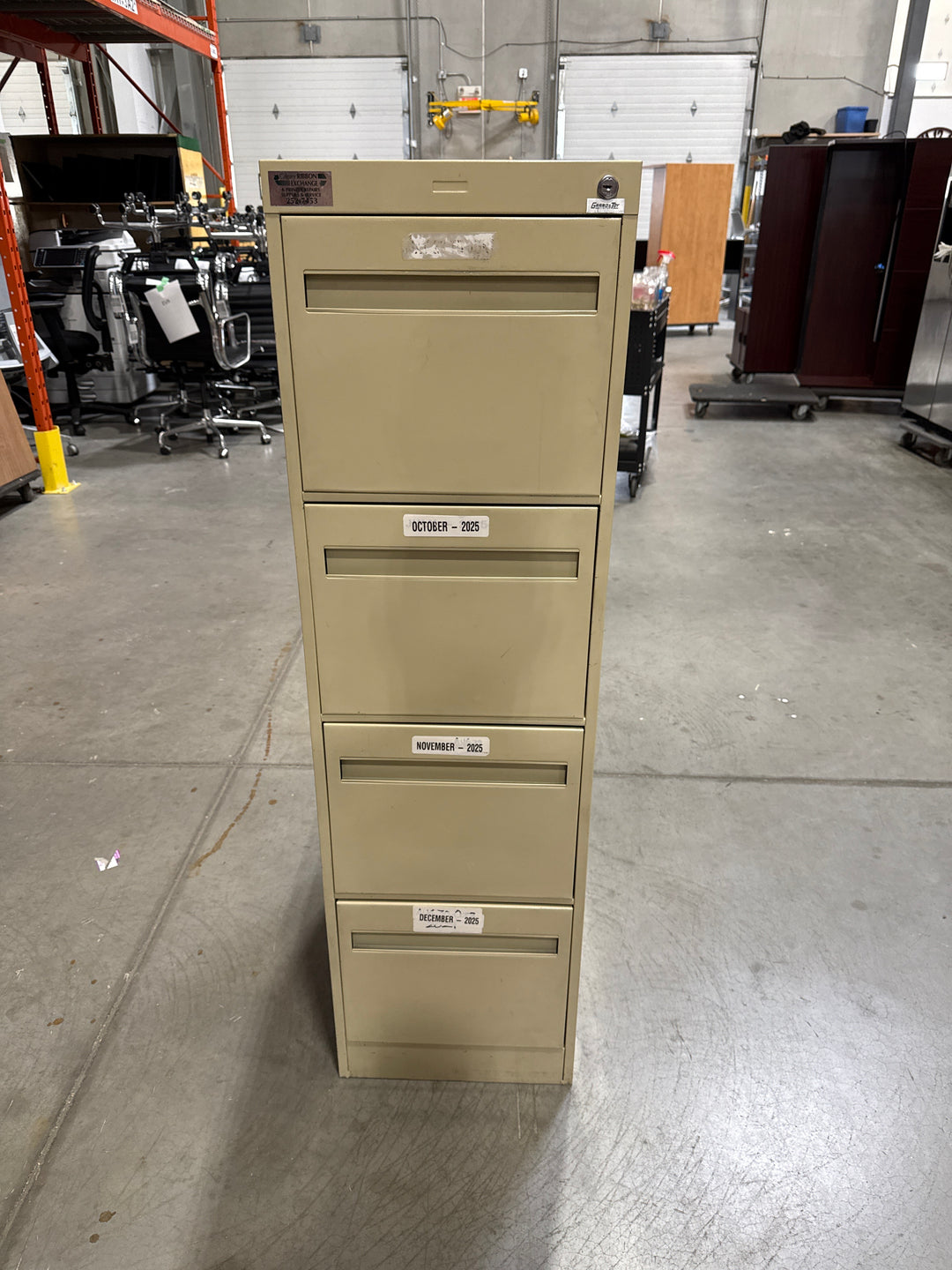 4-High Vertical File Cabinet