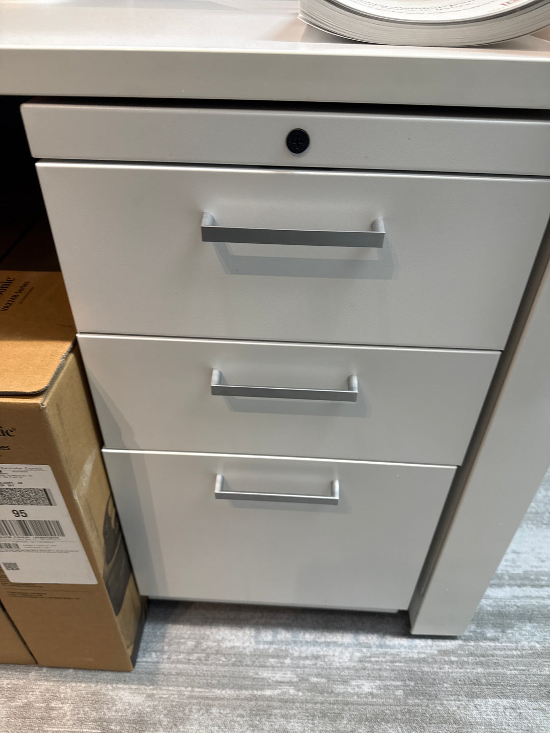 Straight Reception Desk w/BBF Ped