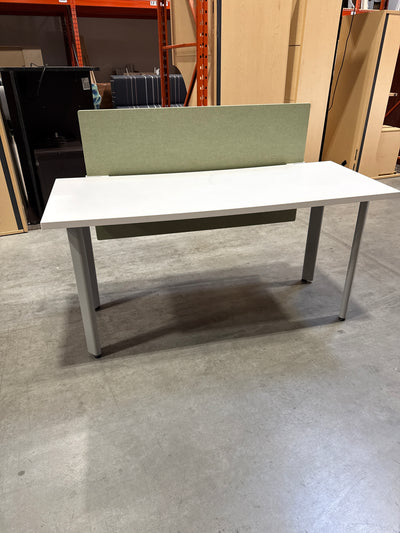 Rectangle Table w/Privacy Screen