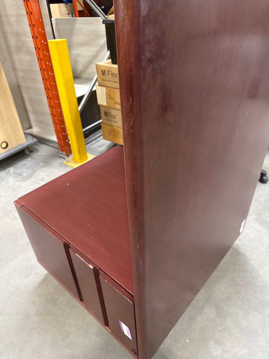 6' Straight Desk w/BBF Ped