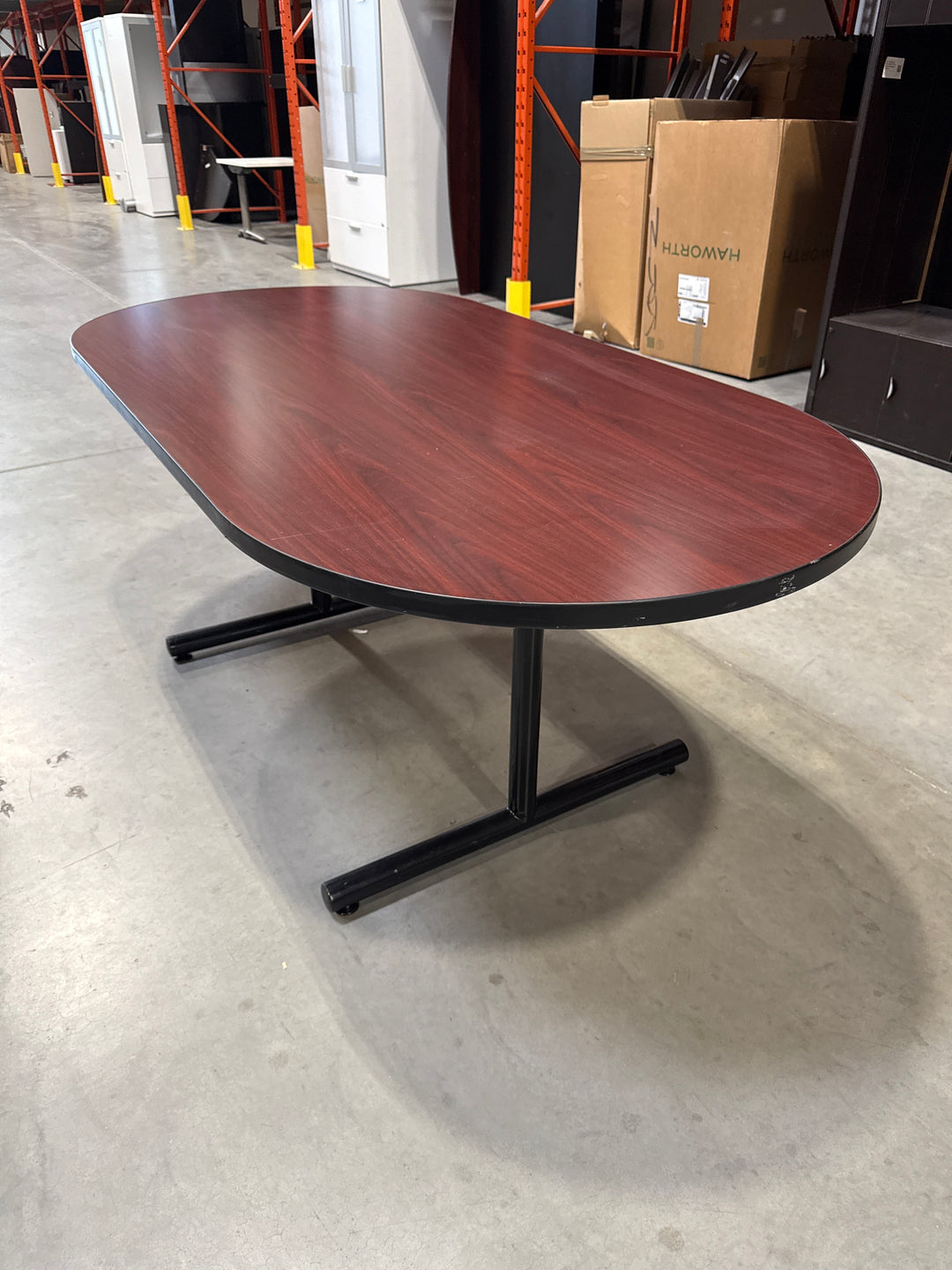 6' Racetrack Boardroom Table