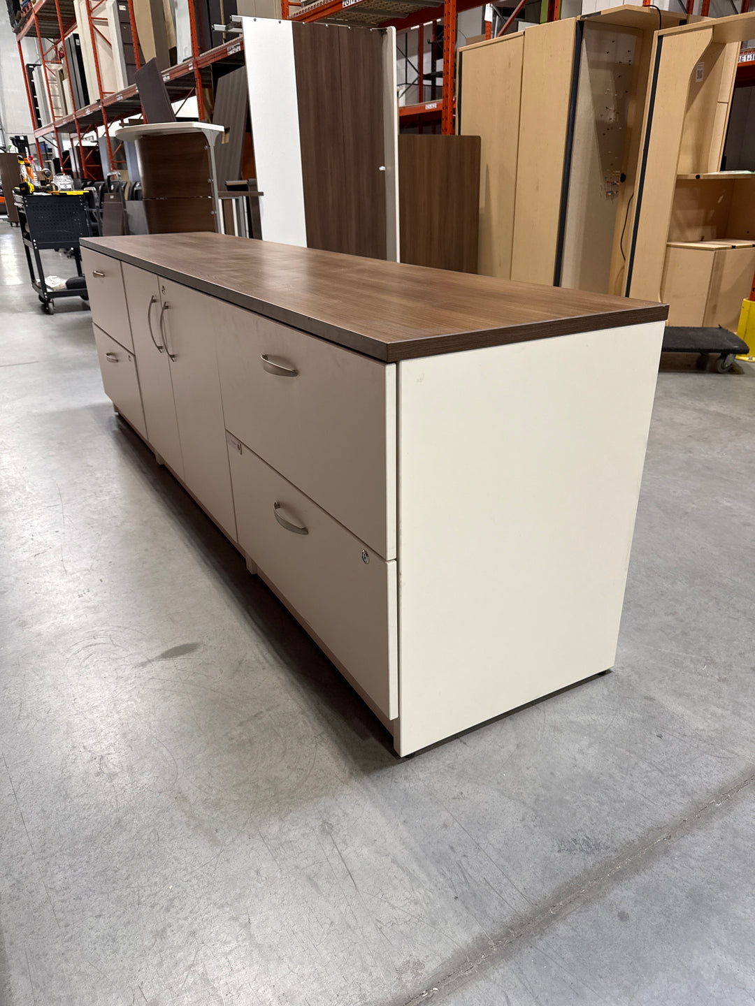 2-Door 4-Drawer Credenza