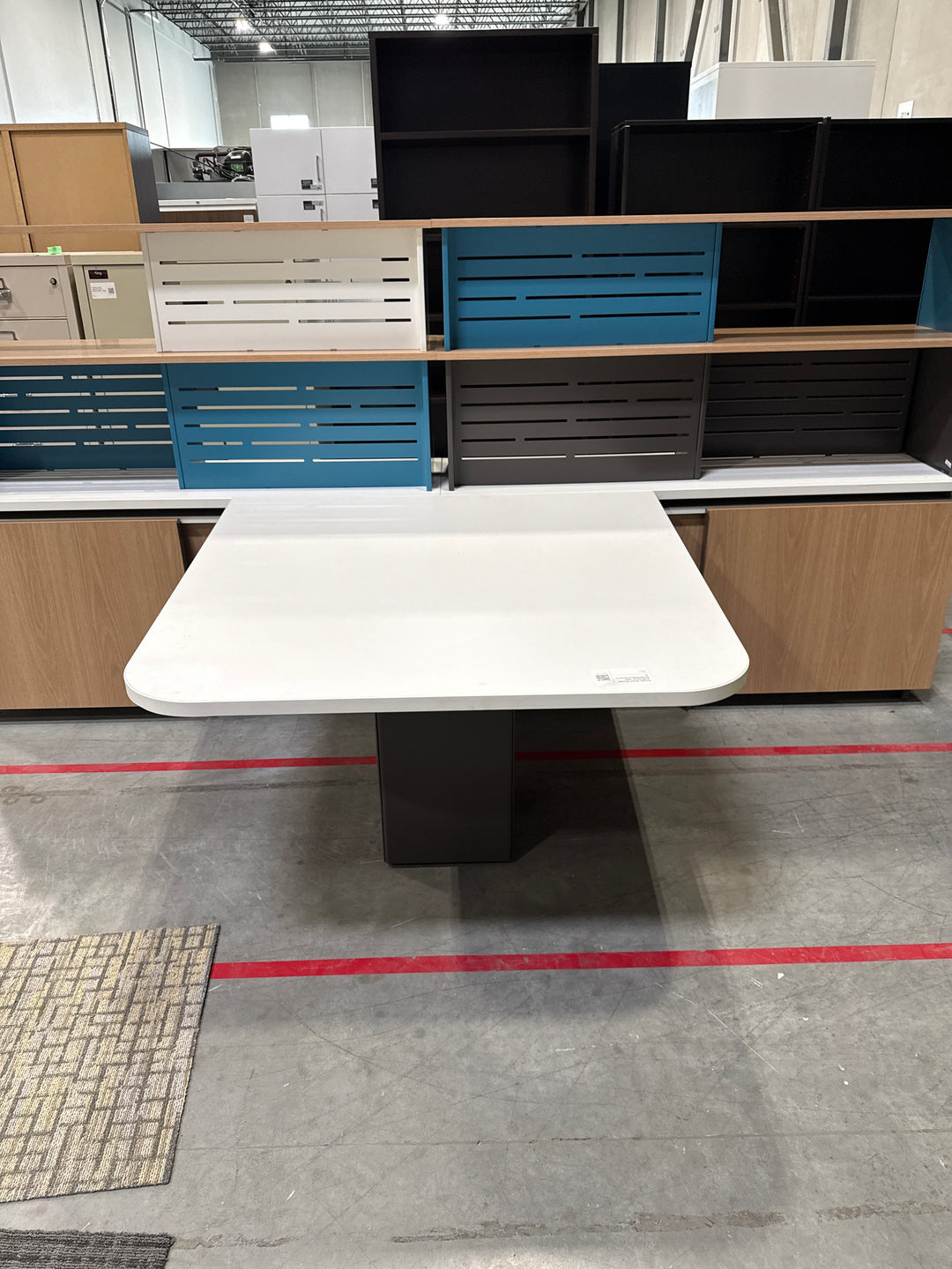 Double Sided Storage w/Meeting Table