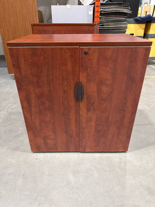 Wooden 3-High Closed Storage