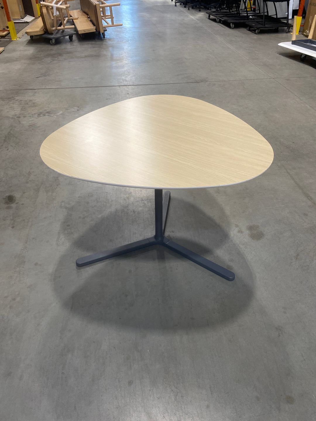 Wooden Triangle Accent Table
