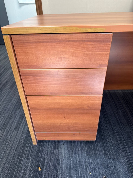 L-Shape Desk w/BBF Ped