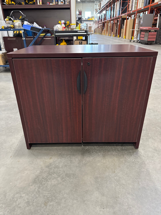 Wooden 2-High Closed Storage