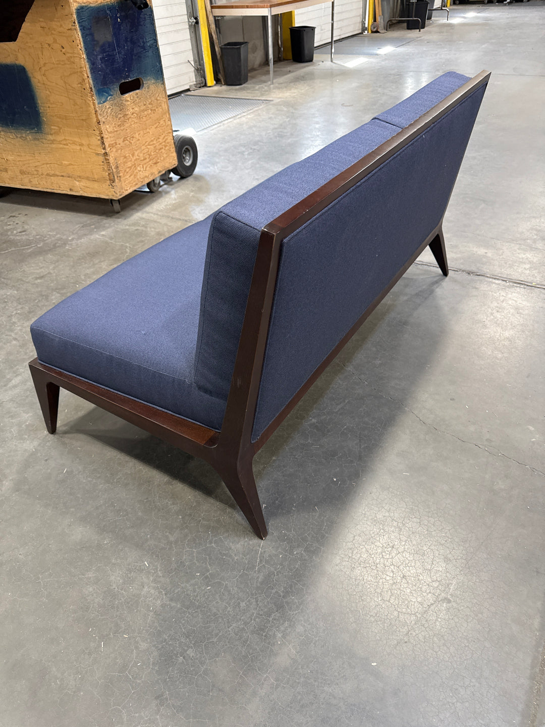 Fabric/Wood 2 Seat Sofa