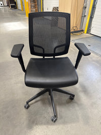 SitOnIt Seating Mesh Back Task Chair w/Leather Seat