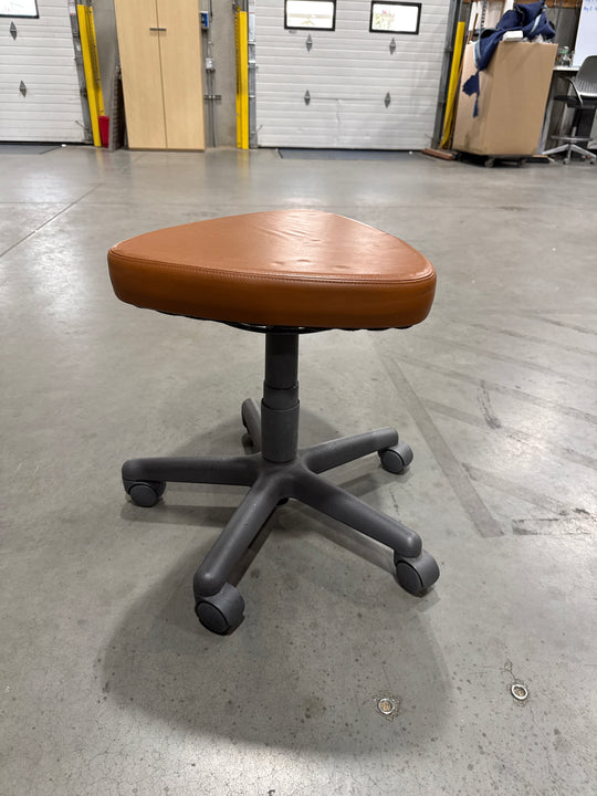 Teknion Leather Stool