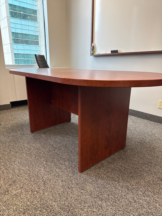 6’ Racetrack Boardroom Table