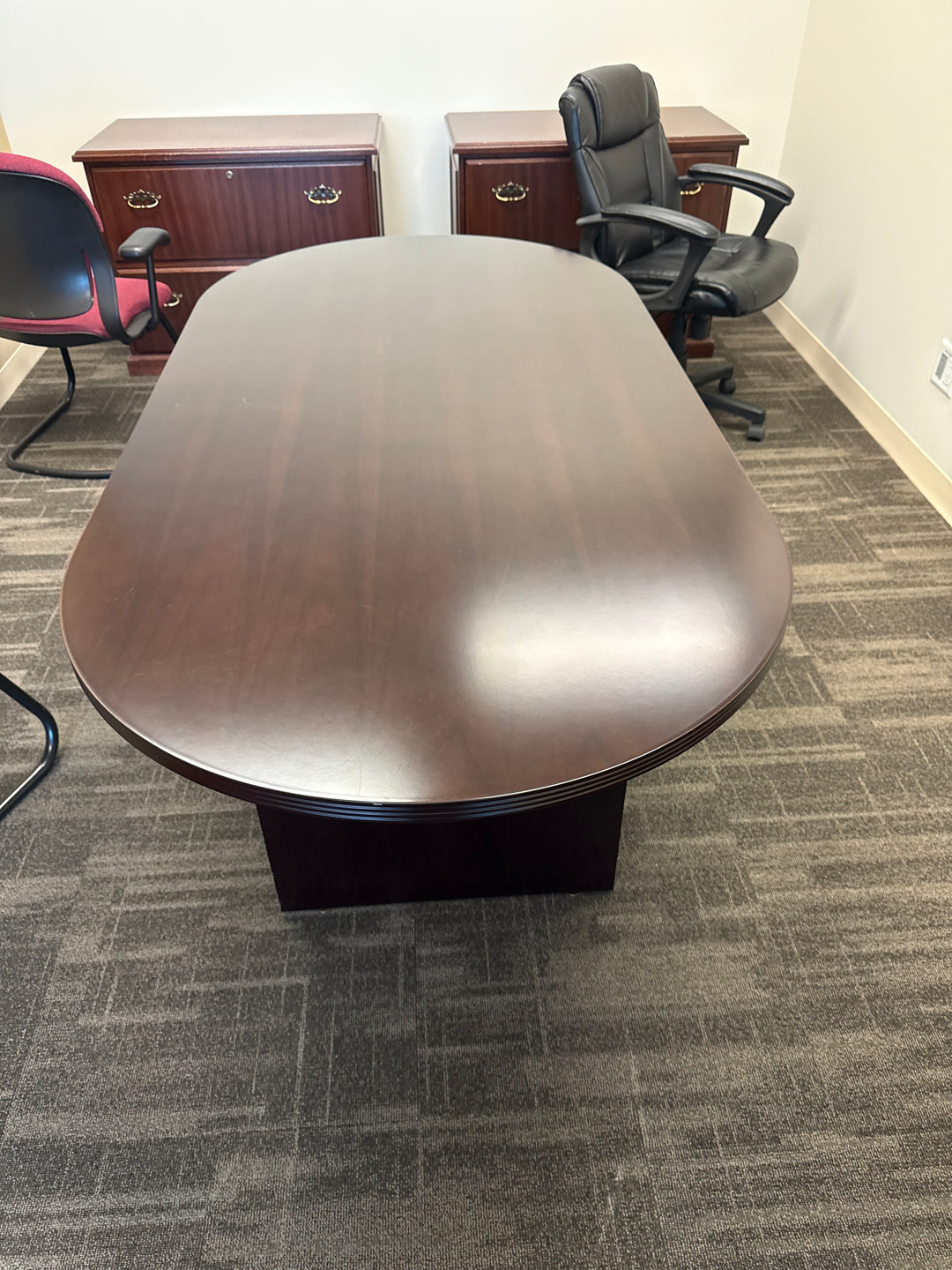 6' Racetrack Boardroom Table