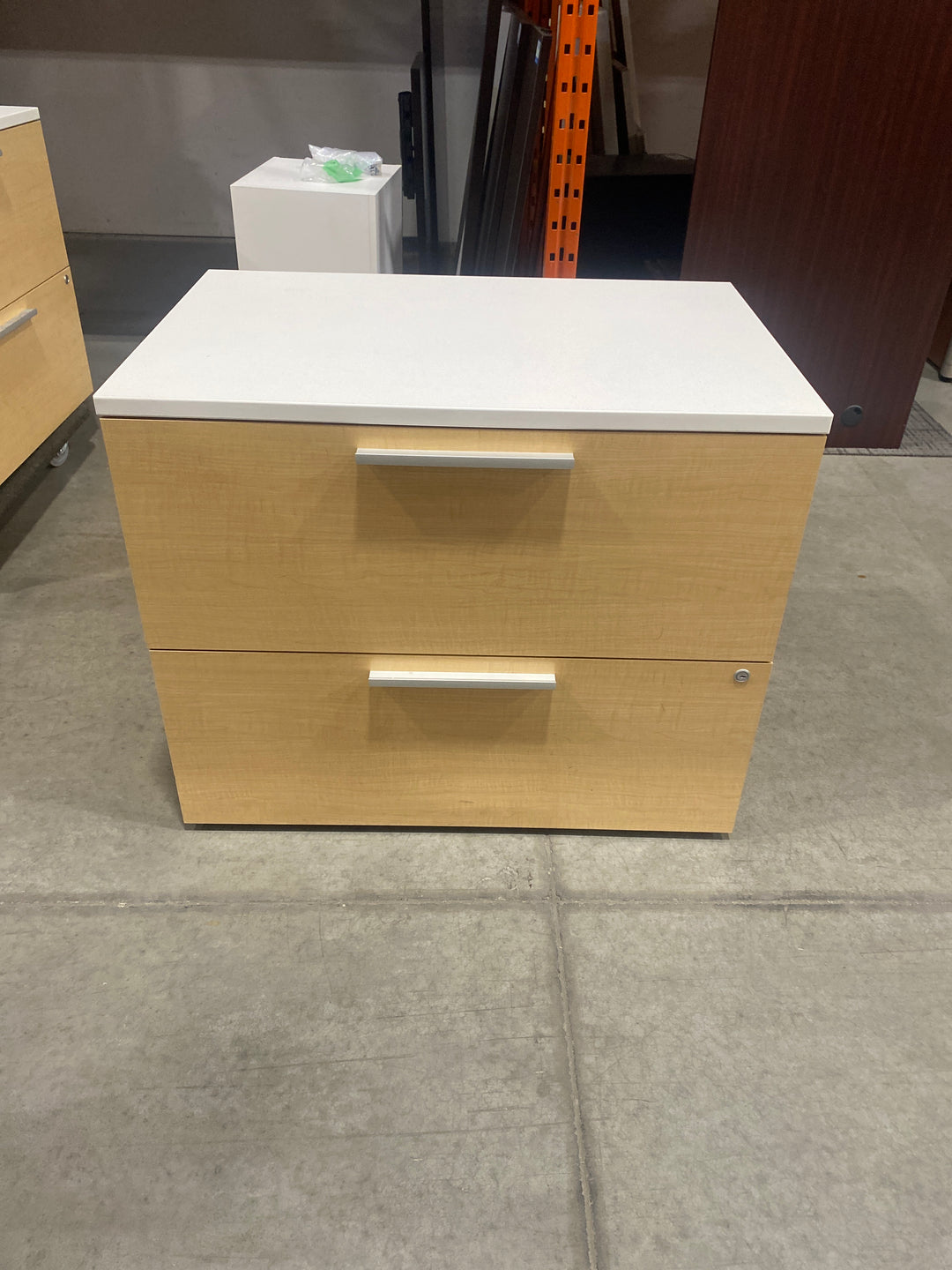 2-High Lateral File Cabinet w/Surface Top