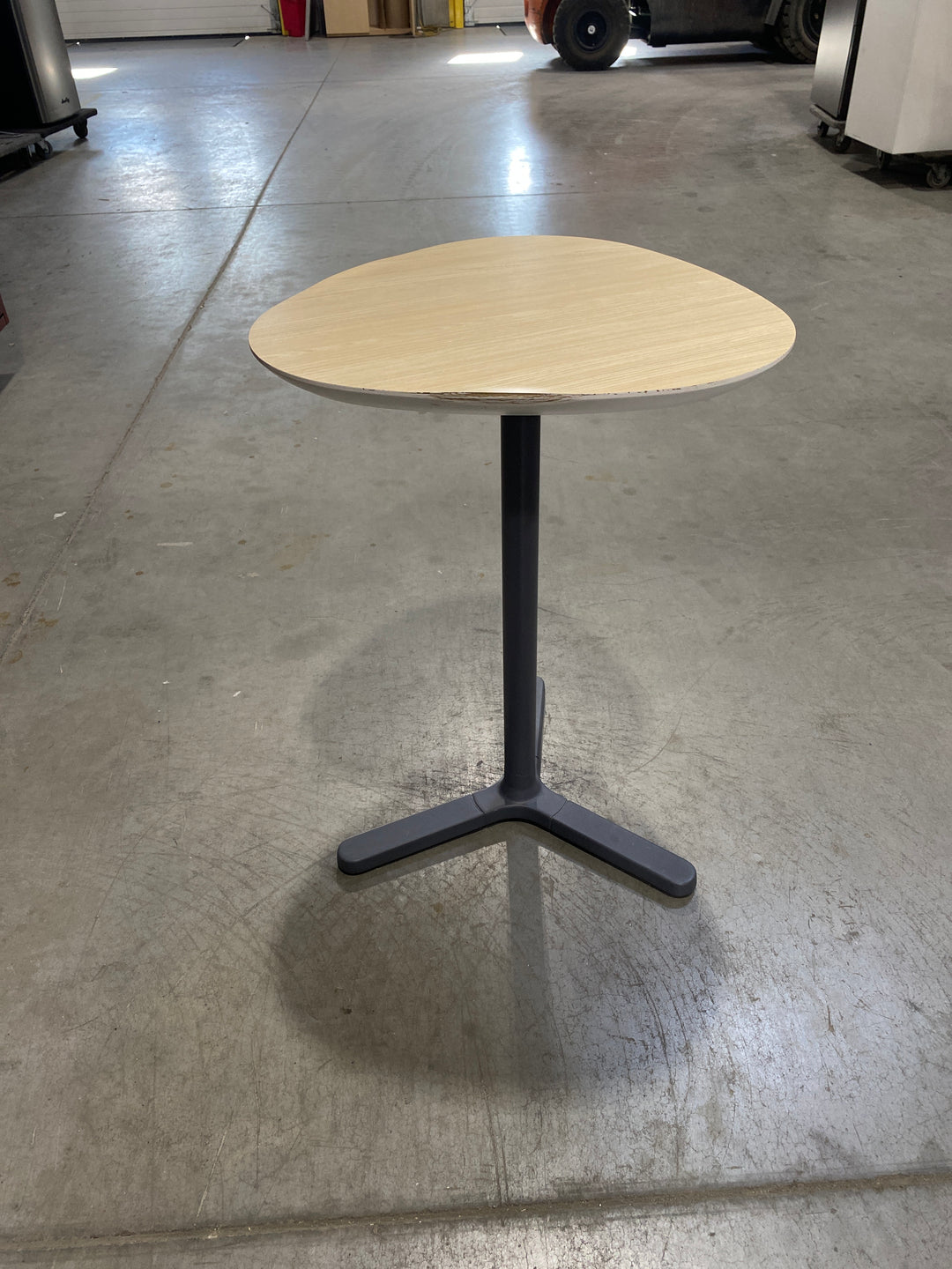 Wooden Triangle Accent Table