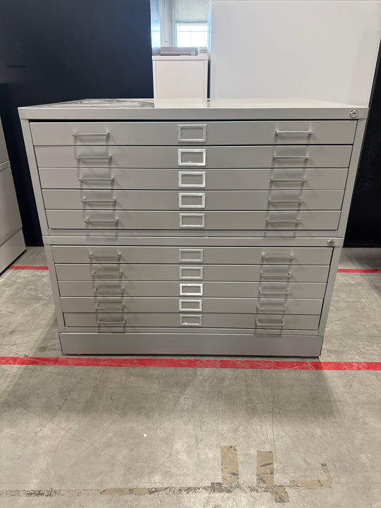 Metal Flat File Cabinet