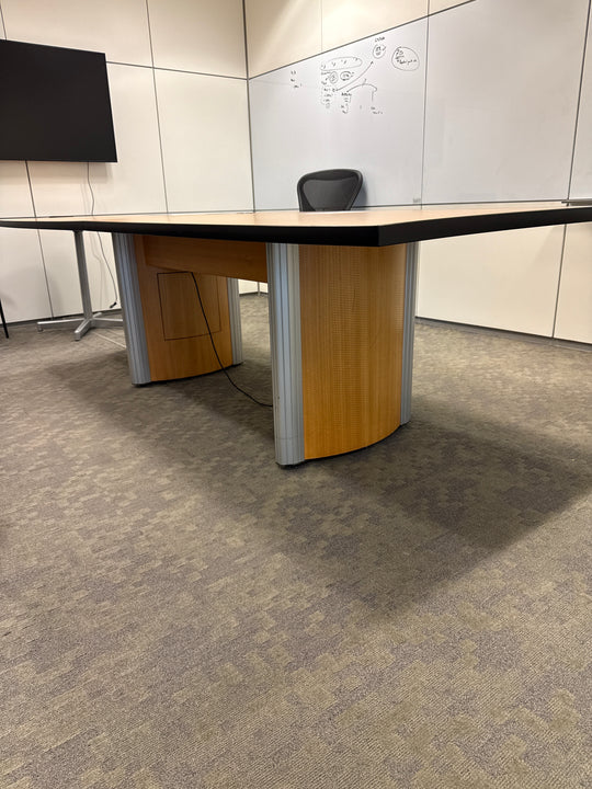8.5' Rectangle Boardroom Table w/Electrical