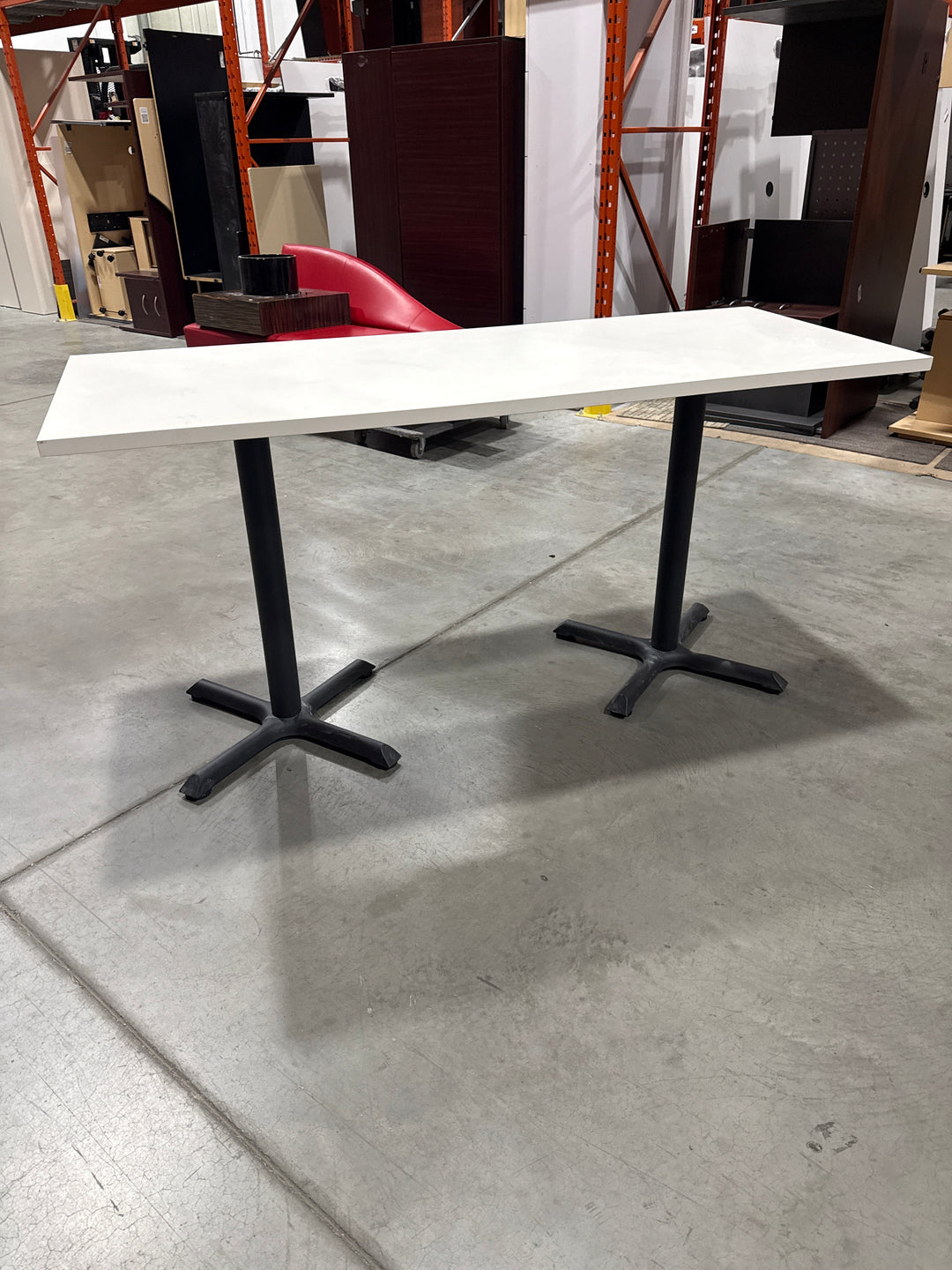 6’ Rectangle Counter Height Table