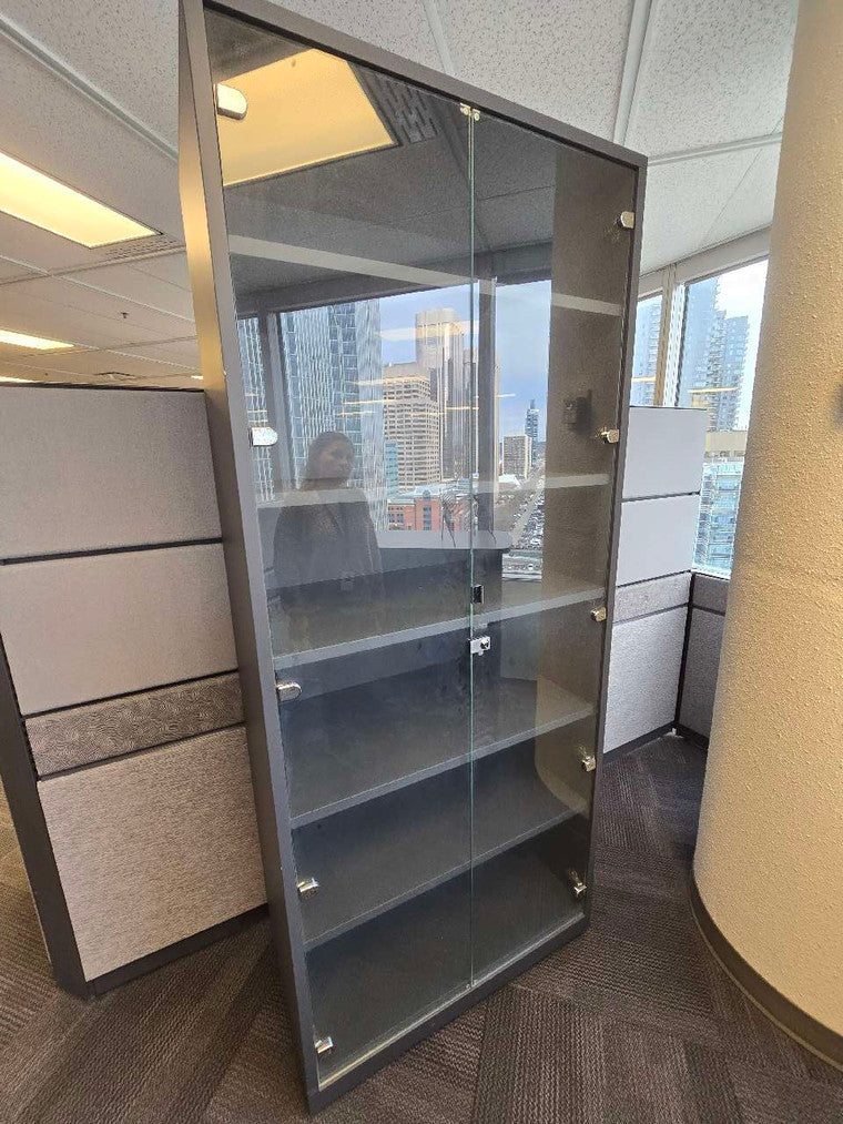 6-High Glass Display Cabinet