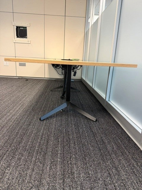 12' Rectangle Boardroom Table w/Electrical