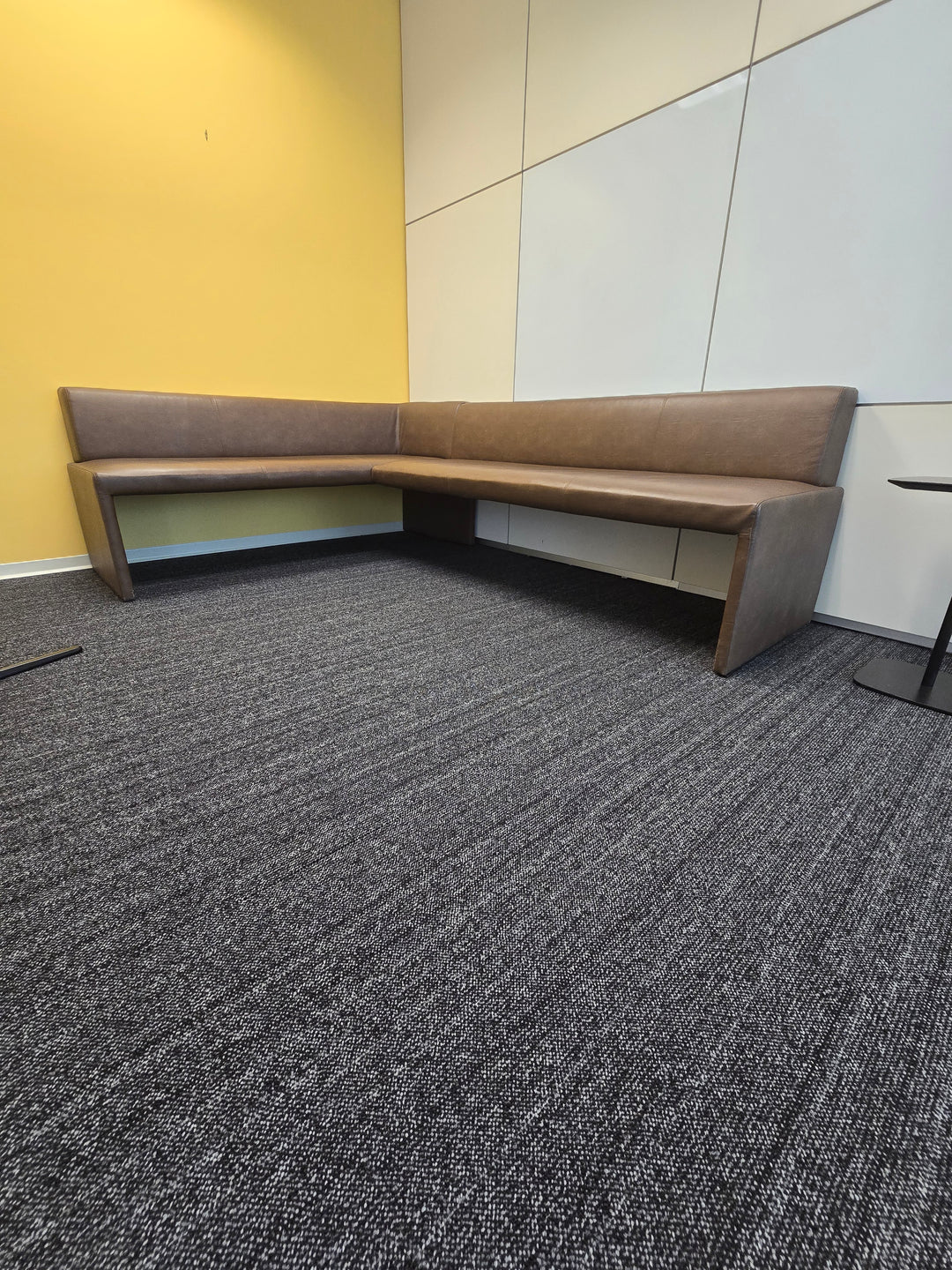 Steelcase Leather Sectional Sofa