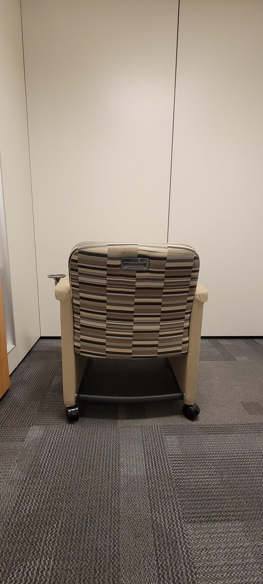 Mobile Leather Tablet Chair
