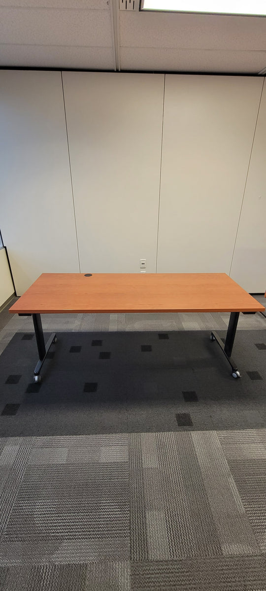 6' Mobile Flip Top Training Table