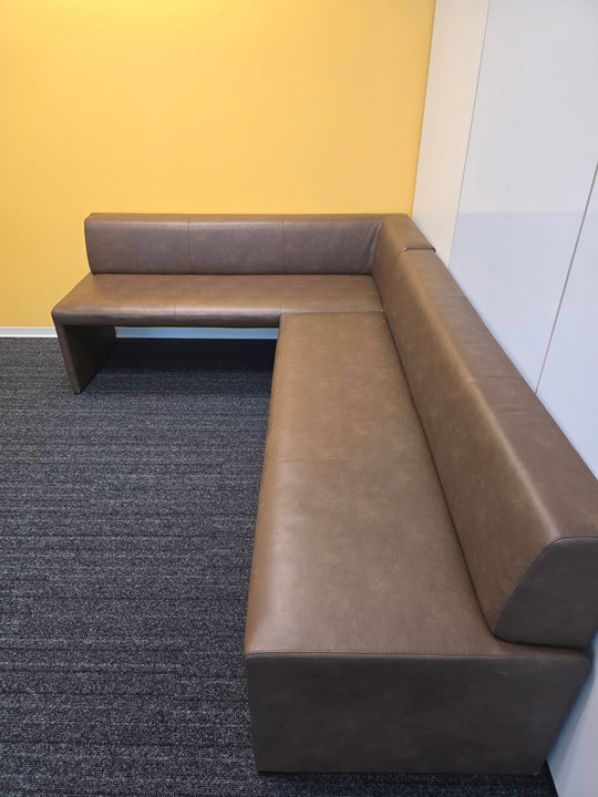Steelcase Leather Sectional Sofa