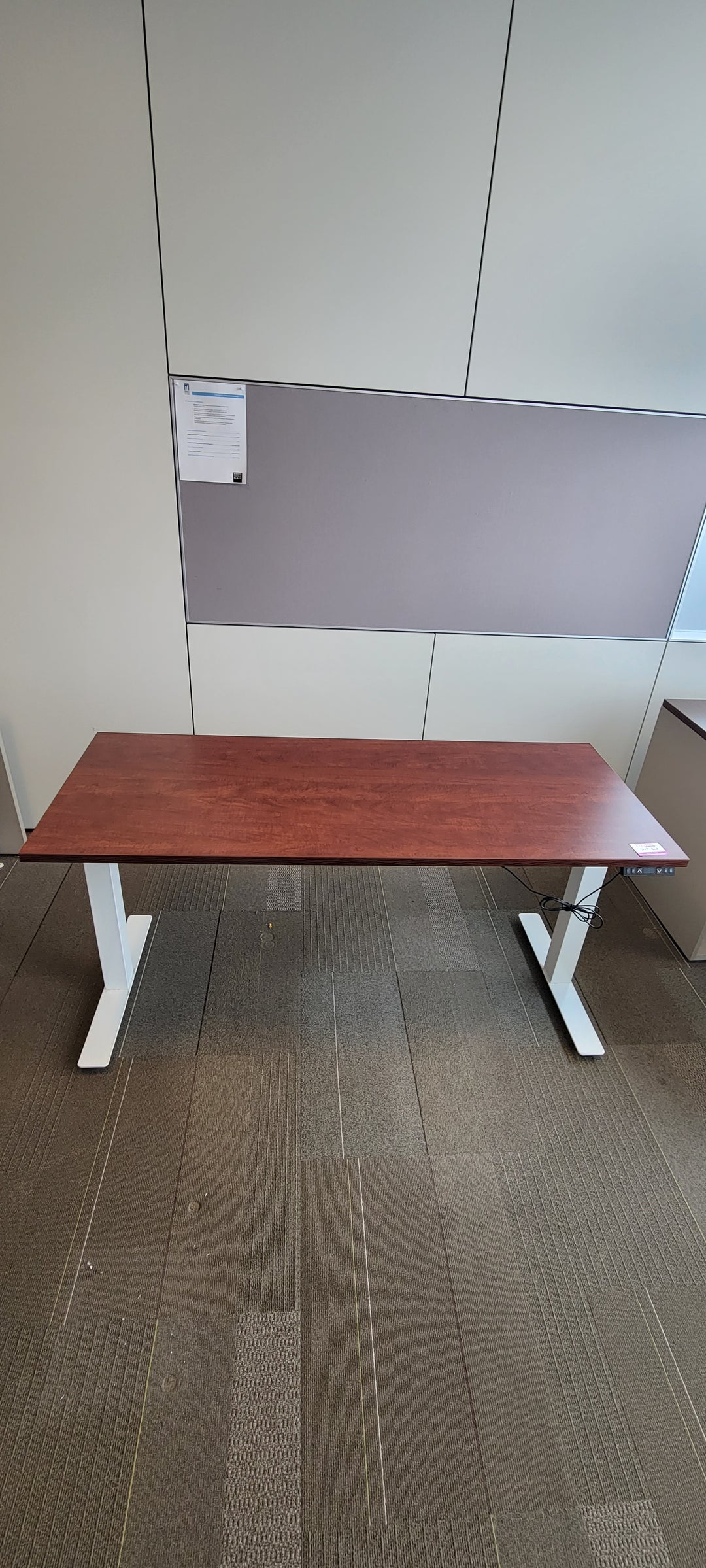 5' Electronic Height Adjustable Straight Desk