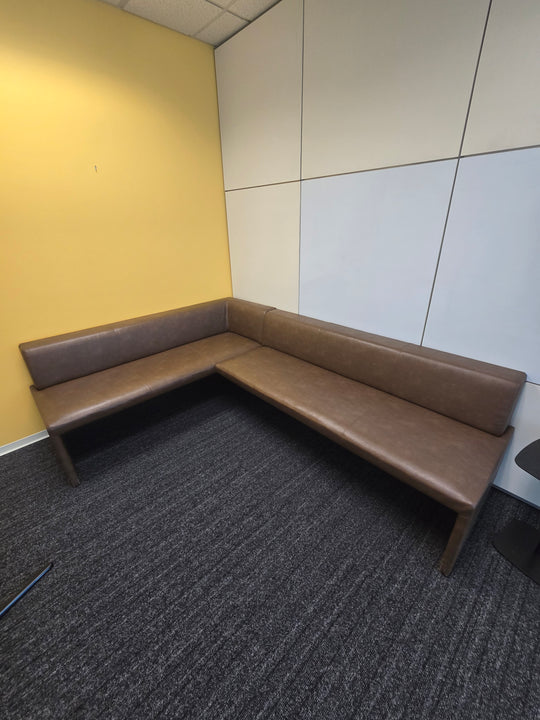Steelcase Leather Sectional Sofa