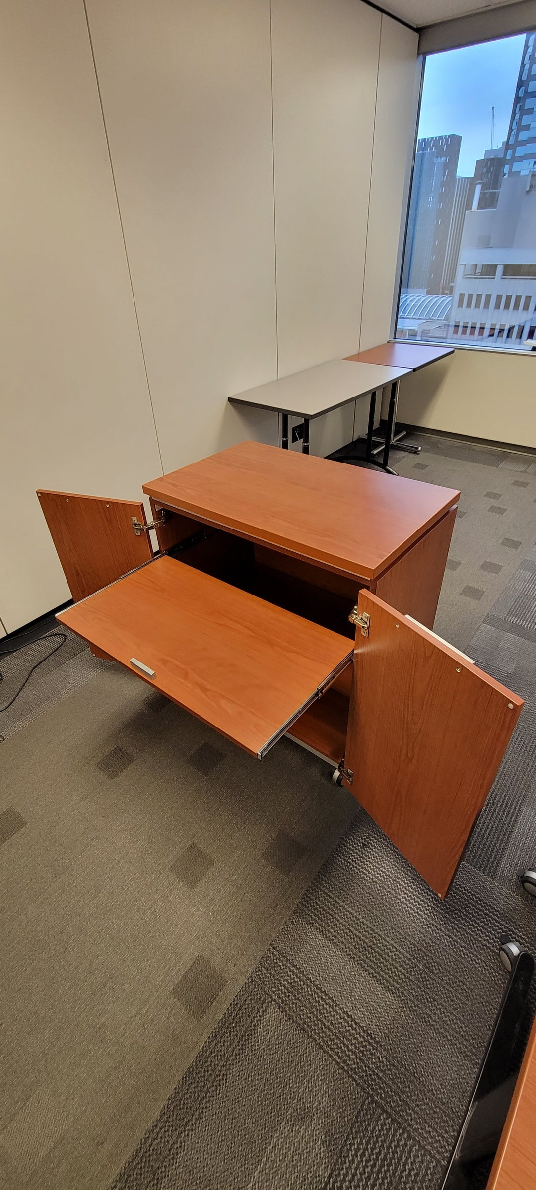 Mobile 2-Door Credenza