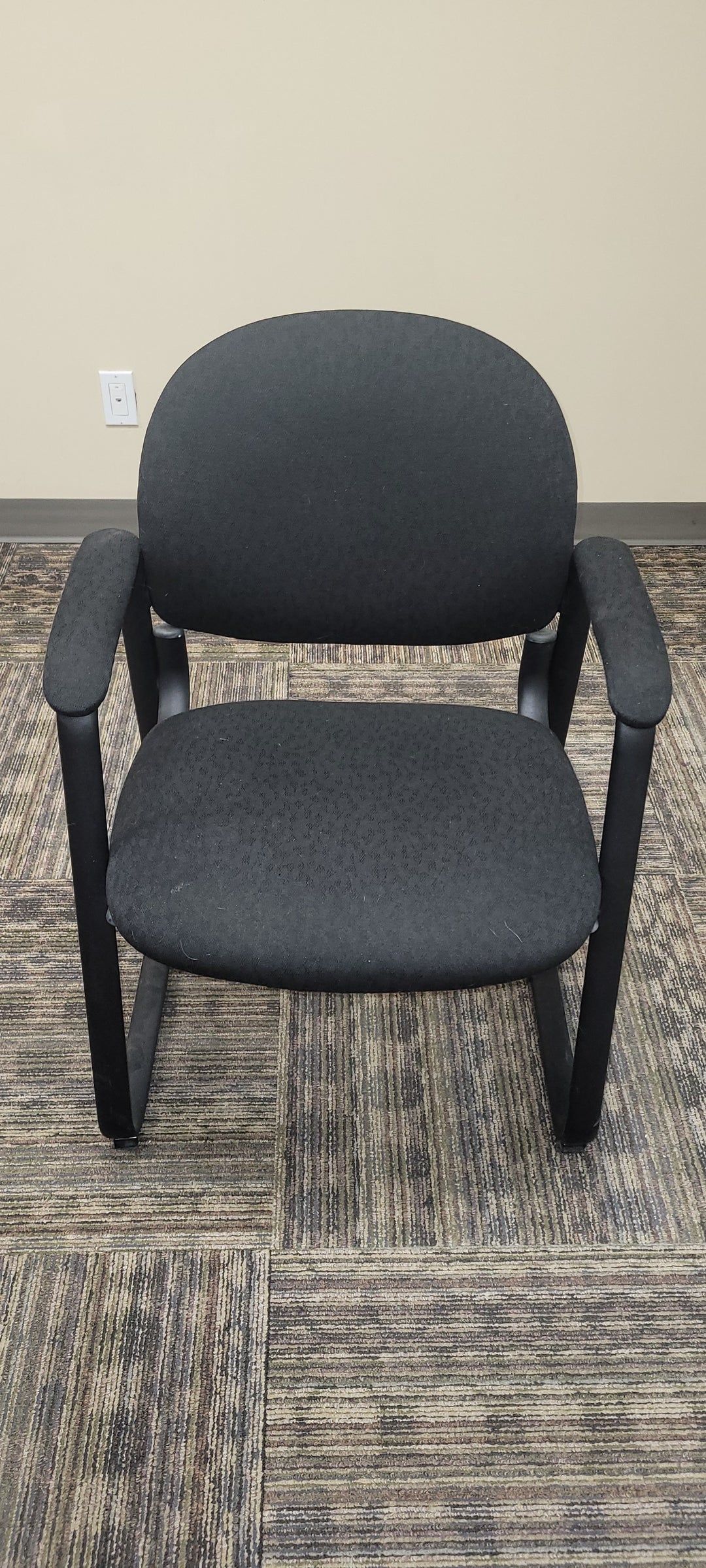 Fabric Sled Base Guest Chair