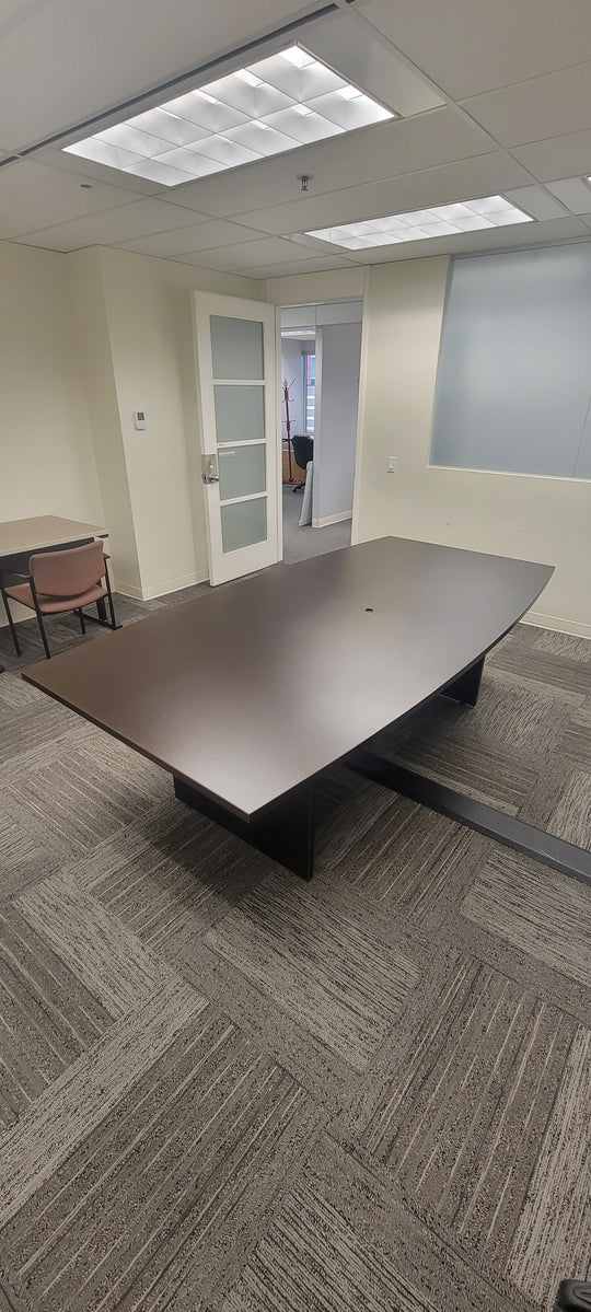 8' Boatshape Boardroom Table