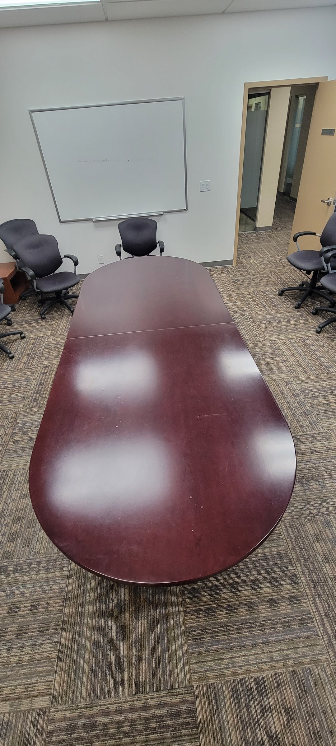 10' Racetrack Boardroom Table