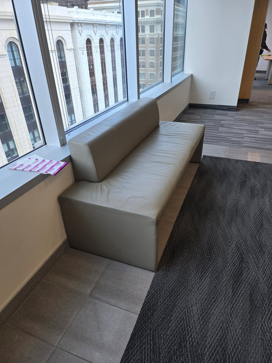 6' Leather Sofa Bench