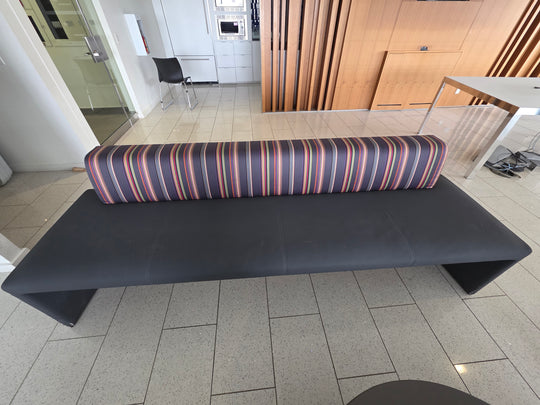 Fabric Bench w/Backrest